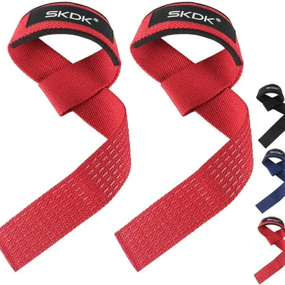 Weightlifting Straps 1 Pair Lifting Wrist Anti-Slip Silicone Strength Training Strap Deadlifts Crossfit Hand Grips Wrist Support