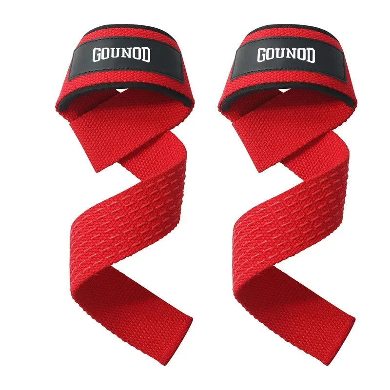 Weightlifting Straps 1 Pair Lifting Wrist Anti-Slip Silicone Strength Training Strap Deadlifts Crossfit Hand Grips Wrist Support