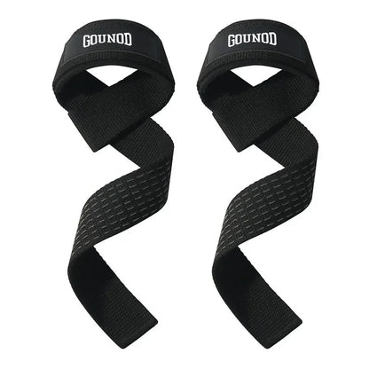 Weightlifting Straps 1 Pair Lifting Wrist Anti-Slip Silicone Strength Training Strap Deadlifts Crossfit Hand Grips Wrist Support