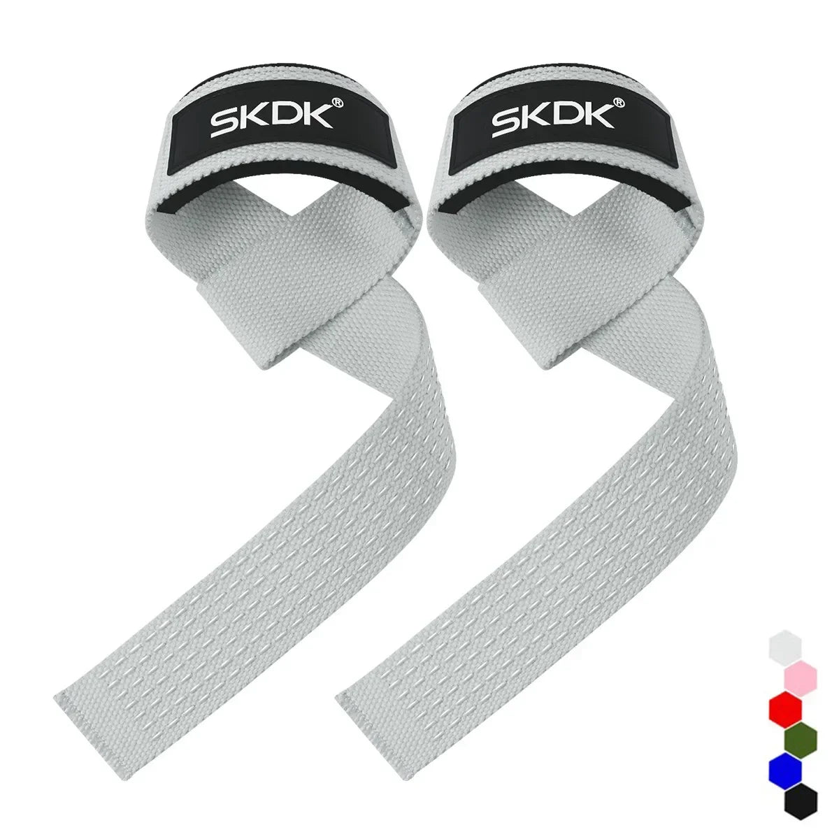 Weightlifting Straps 1 Pair Lifting Wrist Anti-Slip Silicone Strength Training Strap Deadlifts Crossfit Hand Grips Wrist Support